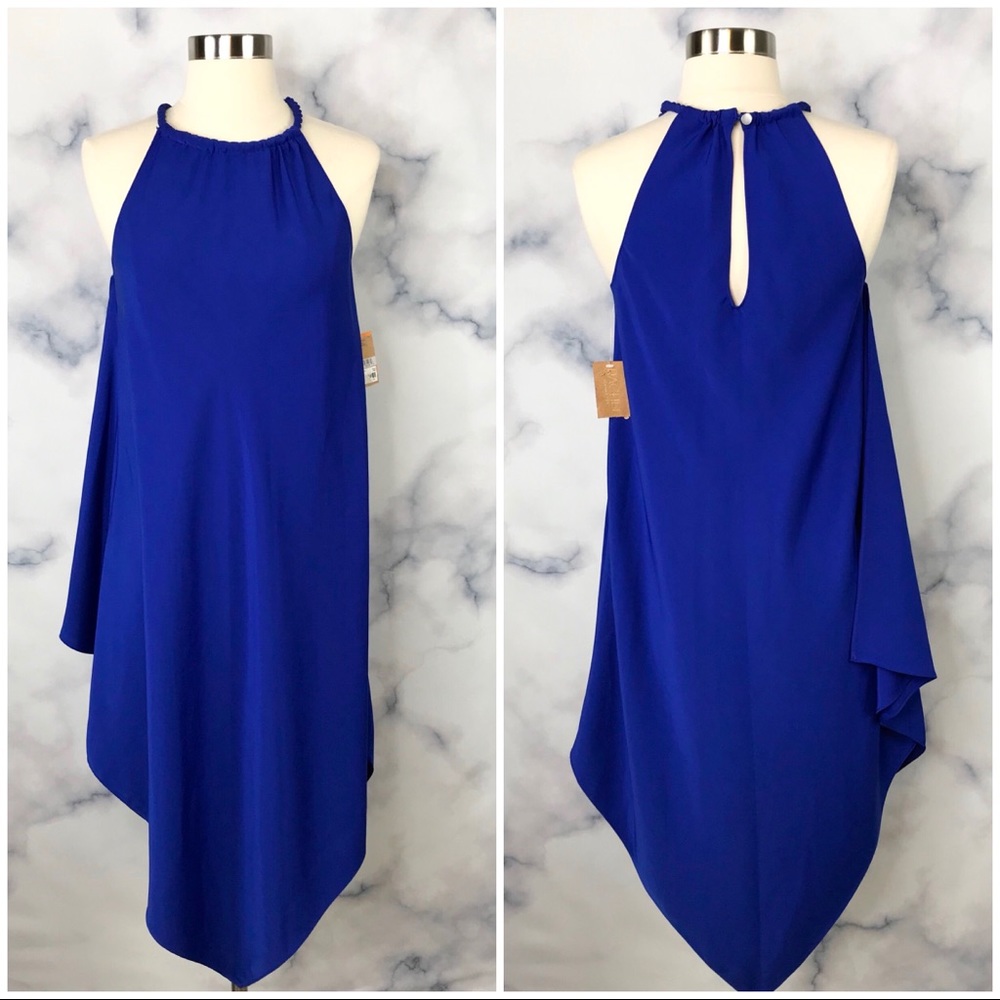 RACHEL Rachel Roy Royal Blue Halter Dress